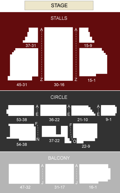 New Theatre Oxford Oxford South East Seating Chart And Stage